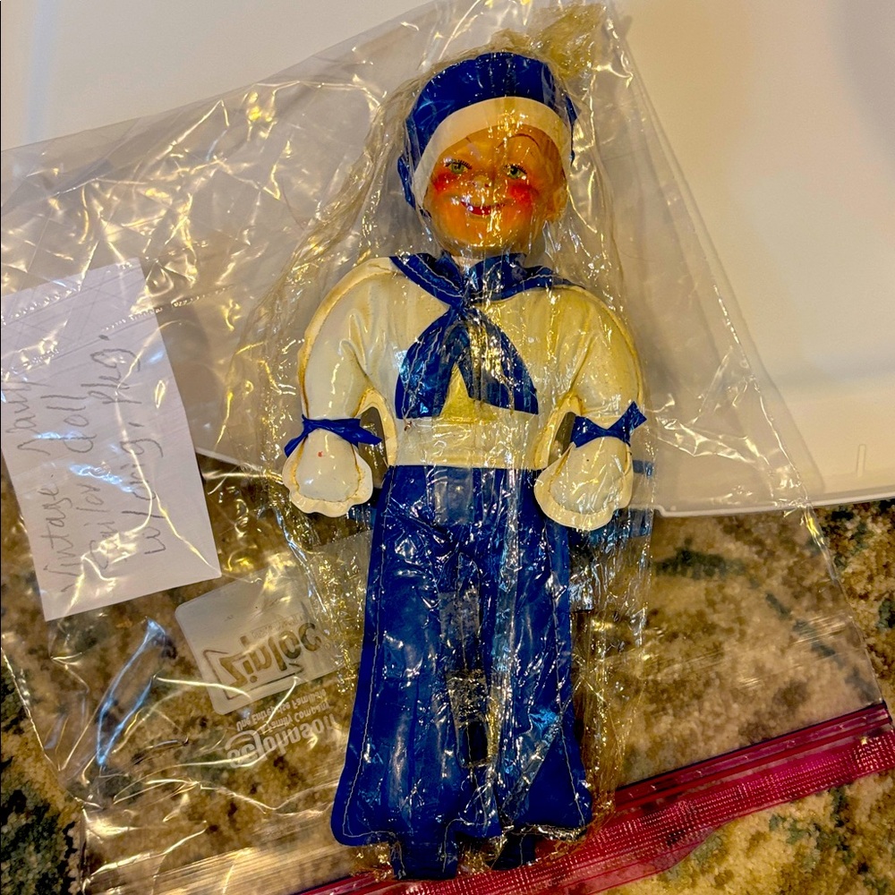 Vintage Sailor (Navy) Doll